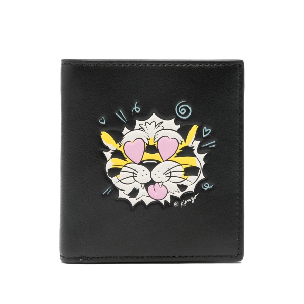 tiger-graphic bifold wallet