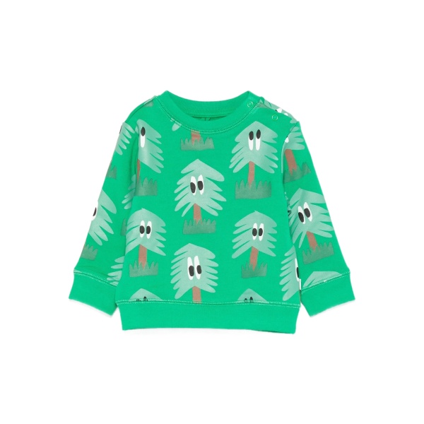 tree-print sweatshirt