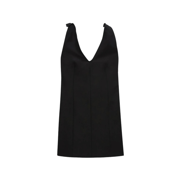 V-neck sleeveless mini dress