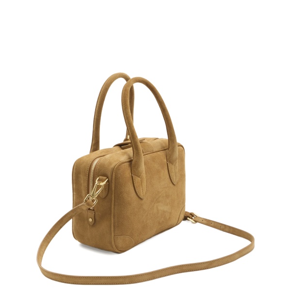 Vita suede leather tote bag