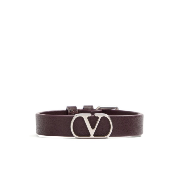 VLogo signature leather bracelet