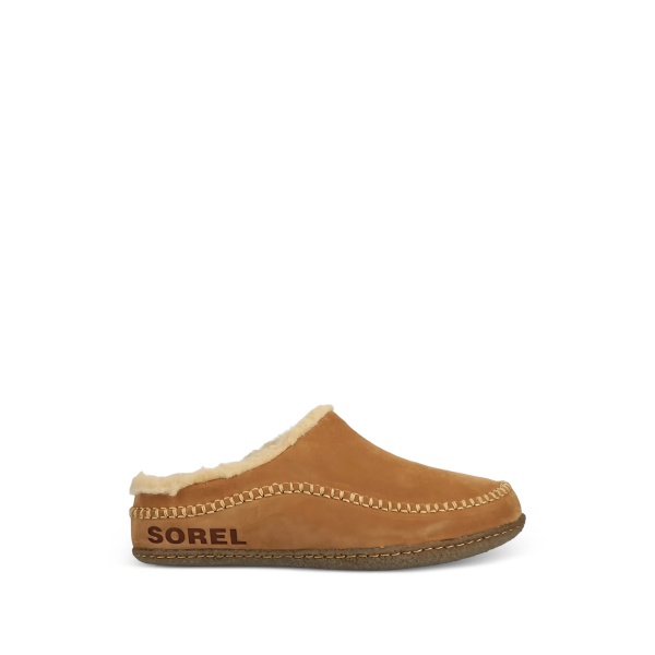 whipstitch trim slippers