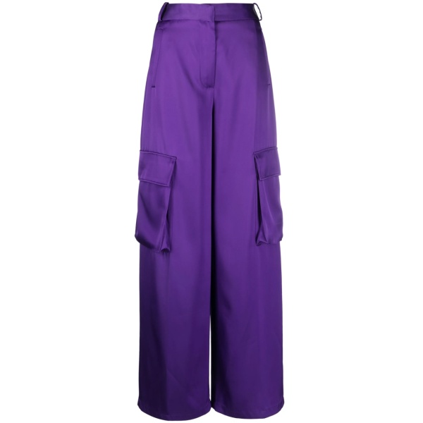 wide-leg cargo trousers