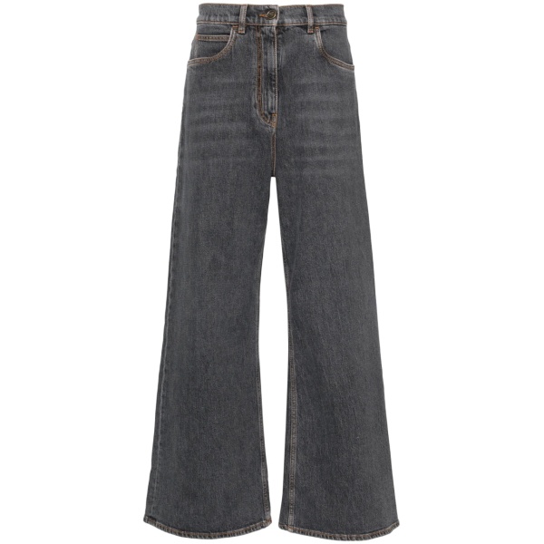wide-leg jeans