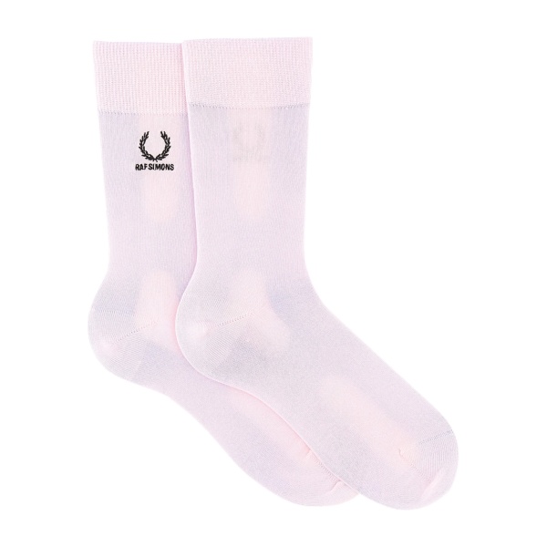 x Raf Simons logo-embroidery socks