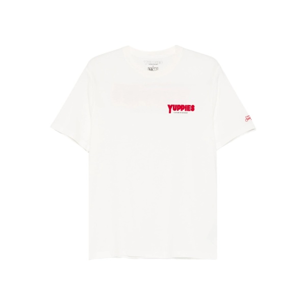 x Yuppies flock detail T-shirt