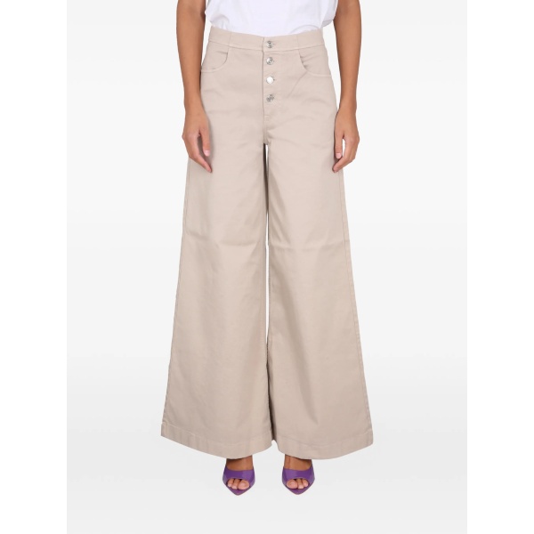 Yoko buttoned wide trousers