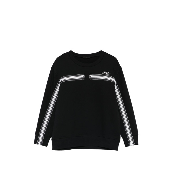 zip-detail sweatshirt