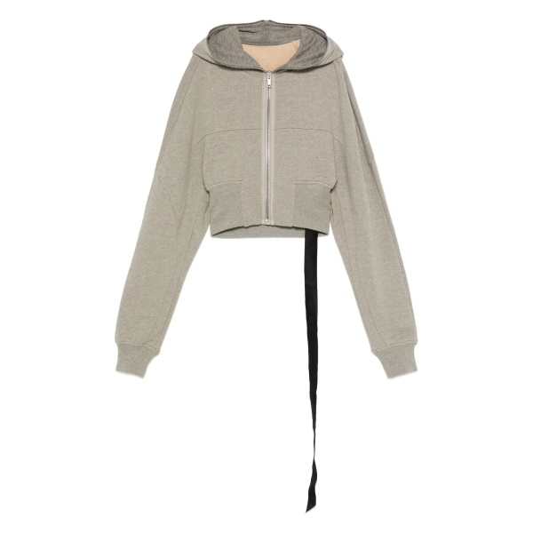 zip-fastening hoodie