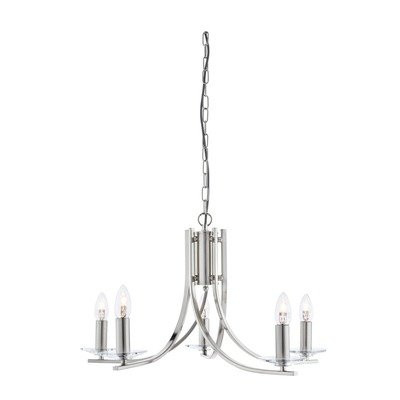 Candelabru Searchlight Ascona Silver V