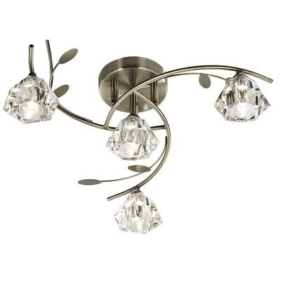 Plafoniera Searchlight Sierra Brass IV