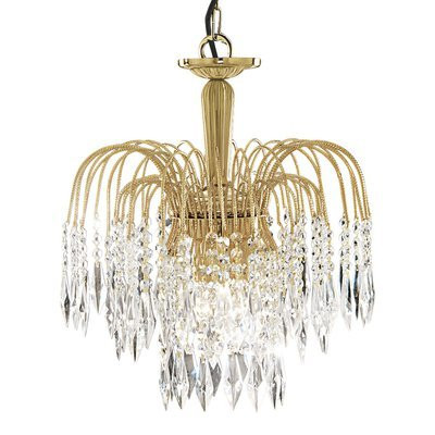 Pendul Searchlight Waterfall Gold S