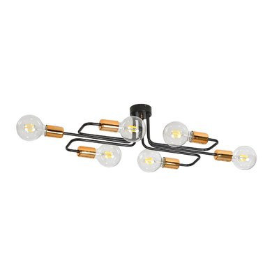 Plafoniera Emibig Veken Black VI A