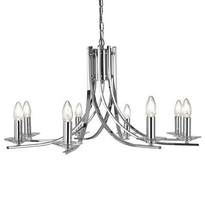 Candelabru Searchlight Ascona Chrome VIII