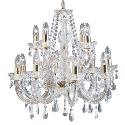 Candelabru Searchlight Marie Therese Gold L