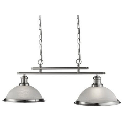 Pendul Searchlight Bistro Silver II