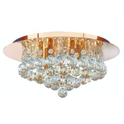 Plafoniera Searchlight Hanna Gold S