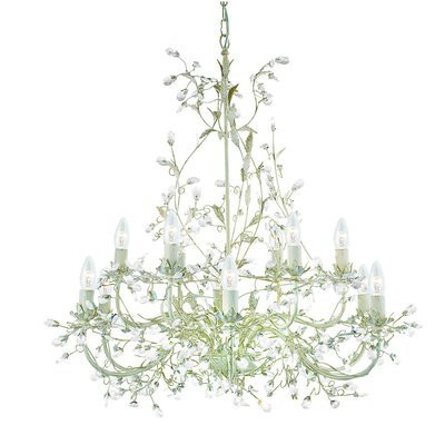 Candelabru Searchlight Almandite Cream XII