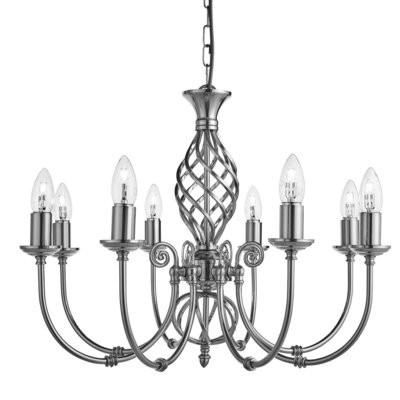 Candelabru Searchlight Zanzibar Silver VIII