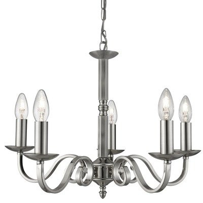 Candelabru Searchlight Richmond Silver V