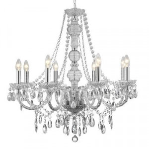 Candelabru Searchlight Marie Therese Glass L