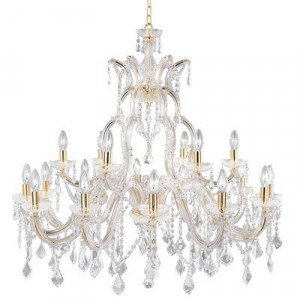 Candelabru Searchlight Marie Therese Gold XL