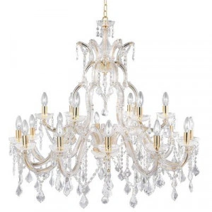 Candelabru Searchlight Marie Therese Gold XL