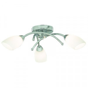 Plafoniera Searchlight Opera Chrome III