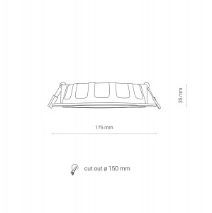 Spot Ingropat Nowodvorski CL Kos Led 16W 4000K - Img 3