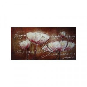 Tablou pictat manual Liniste inocenta, 60x120cm