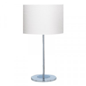 Veioza Searchlight White Fabric