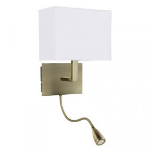 Aplica Searchlight Wall Hotel Brass Angle