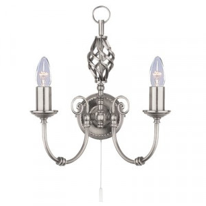 Aplica Searchlight Zanzibar Silver