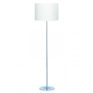 Lampadar Searchlight White Fabric