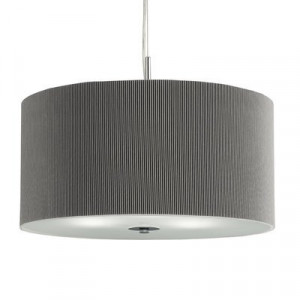 Pendul Searchlight Pleat Grey L