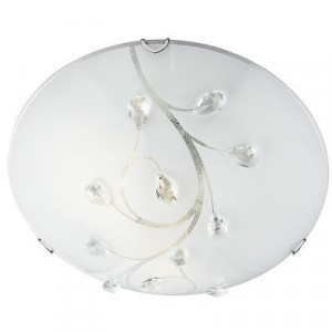 Plafoniera Searchlight Flush Crystal M