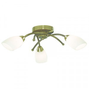 Plafoniera Searchlight Opera Brass III