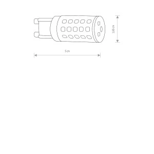 Descriere Bec Nowodvorski BULB LED G9, 4W, 3000K 7503