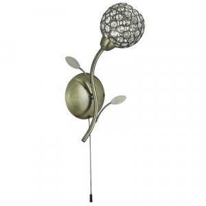 Aplica Searchlight Bellis Brass