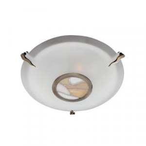 Plafoniera Searchlight Flush Tiffany Round