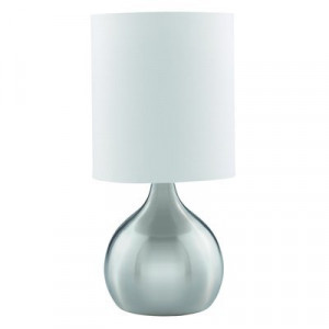Veioza Searchlight Metal Touch Globe Silver