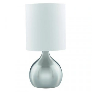 Veioza Searchlight Metal Touch Globe Silver