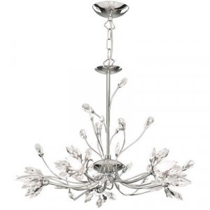 Candelabru Searchlight Hibiscus Chrome V