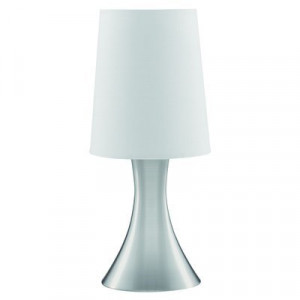 Veioza Searchlight Metal Touch Slim Silver