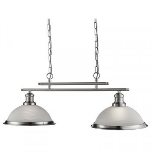 Pendul Searchlight Bistro Silver II