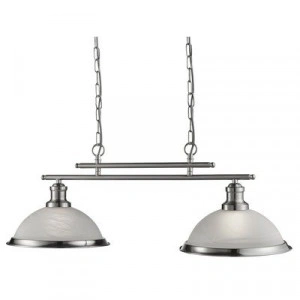 Pendul Searchlight Bistro Silver II
