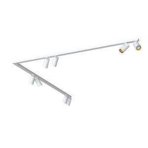 Plafoniera Nowodvorski Mono Corner VIII 2x150 White Gold - Img 1
