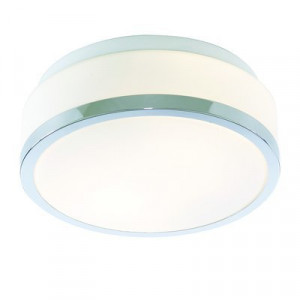 Plafoniera Searchlight Bathroom Chrome Opal M