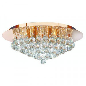 Plafoniera Searchlight Hanna Gold M