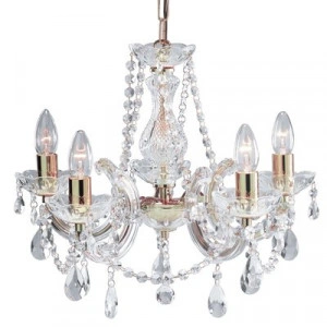 Candelabru Searchlight Marie Therese Gold S